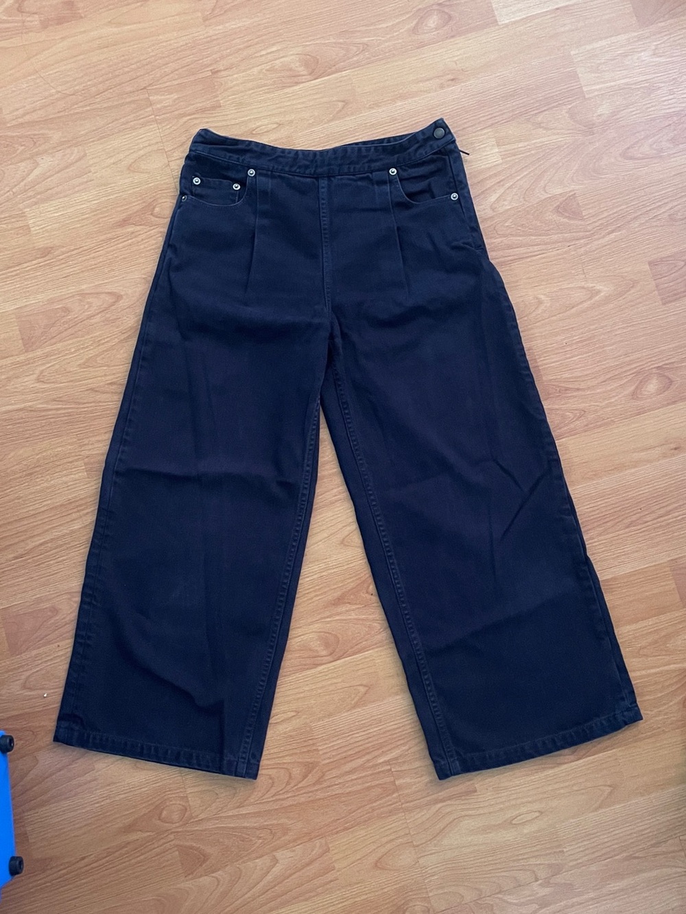 Dark Blue Chalayan Jeans from Fall 2017